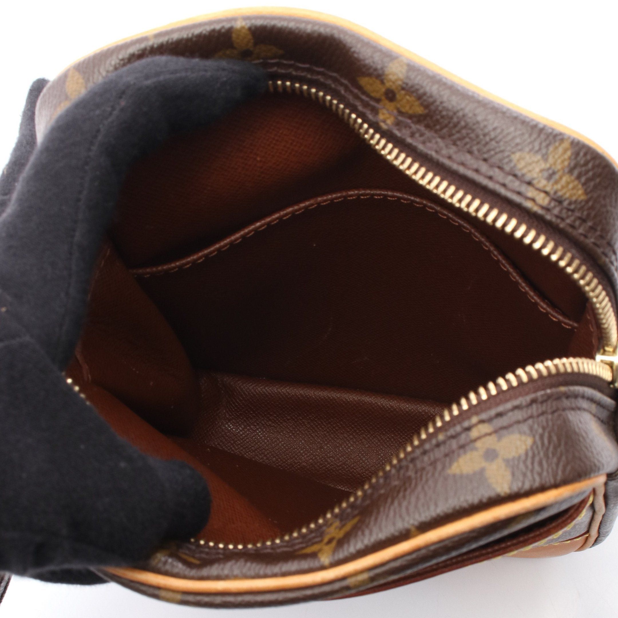 Louis Vuitton Louis Vuitton Danube Monogram Shoulder Bag Leather Brown Size ONE SIZE - 3 Thumbnail