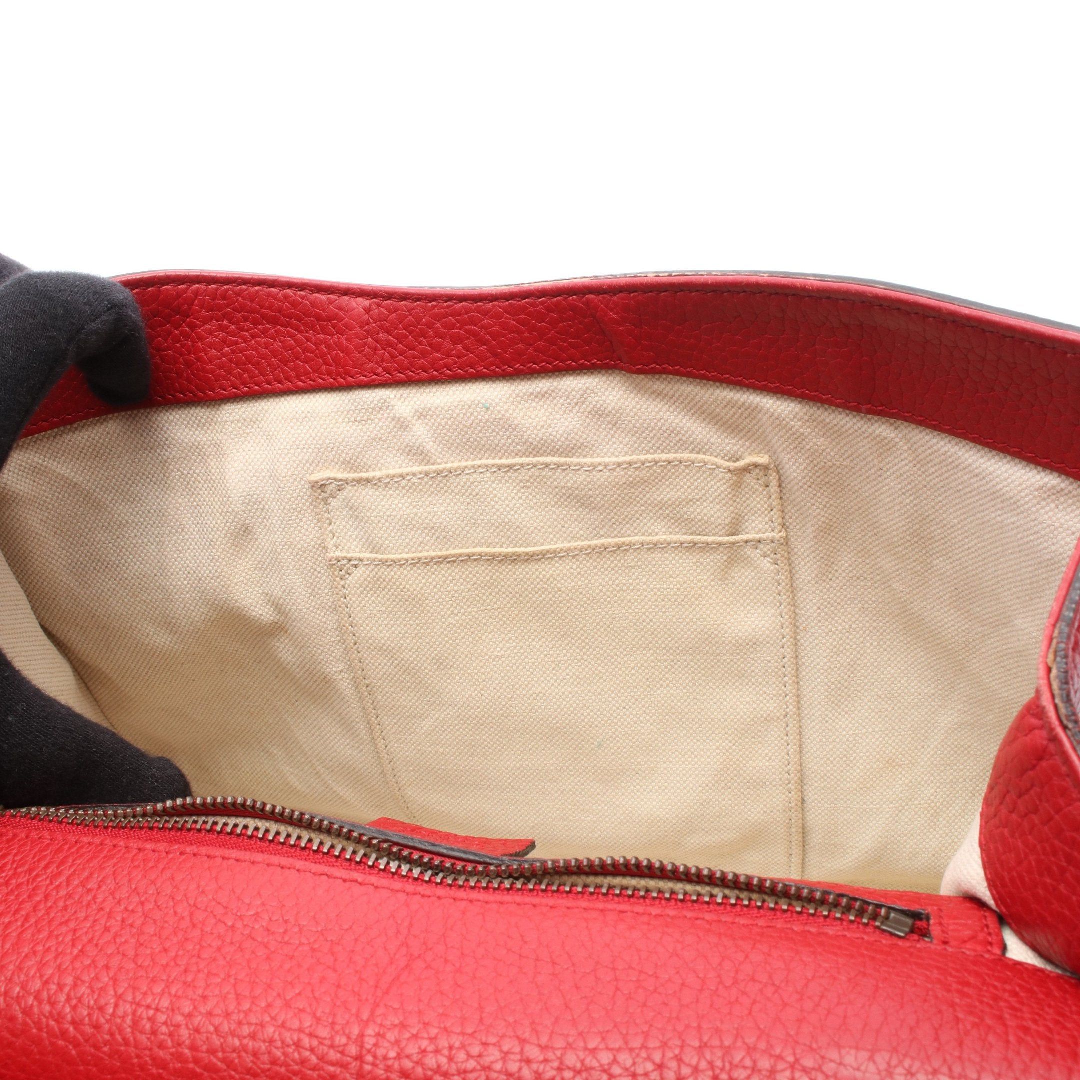 Gucci Gucci Gg Marmont Handbag Leather Red Size ONE SIZE - 5 Thumbnail