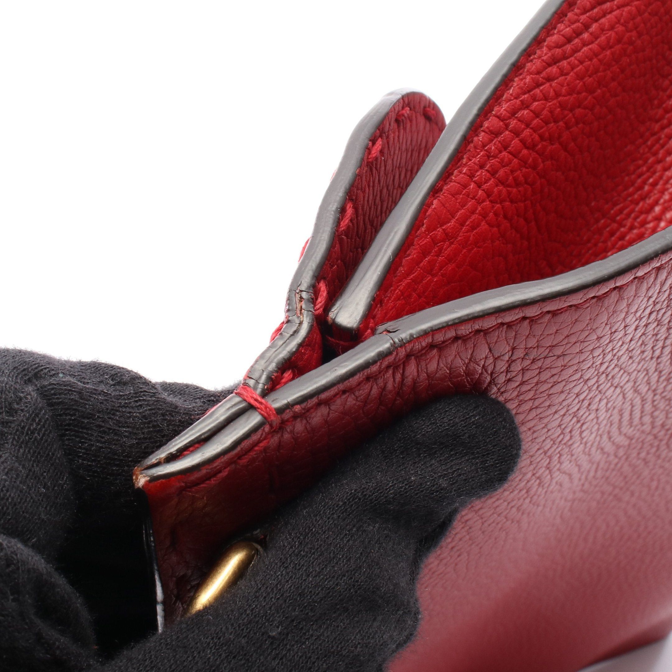Gucci Gucci Gg Marmont Handbag Leather Red Size ONE SIZE - 7 Thumbnail