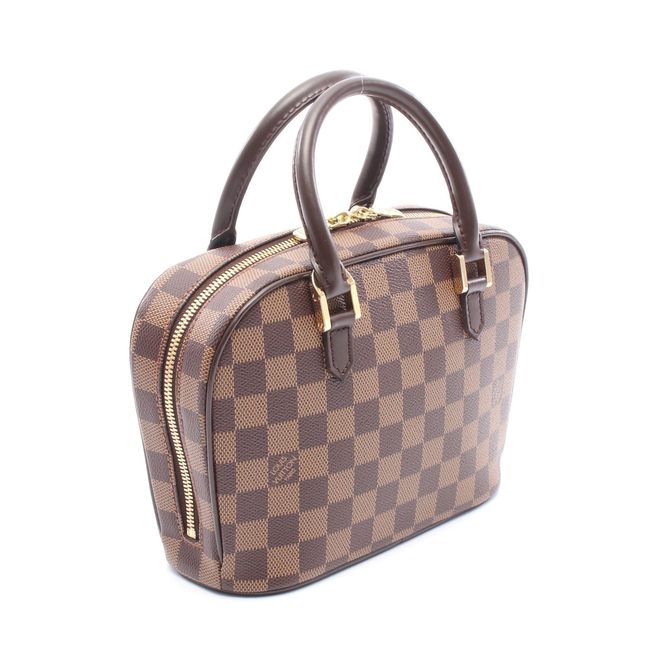 Louis Vuitton Louis Vuitton Saria Mini Damier Ebene Handbag Leather Brown Size ONE SIZE - 2 Thumbnail