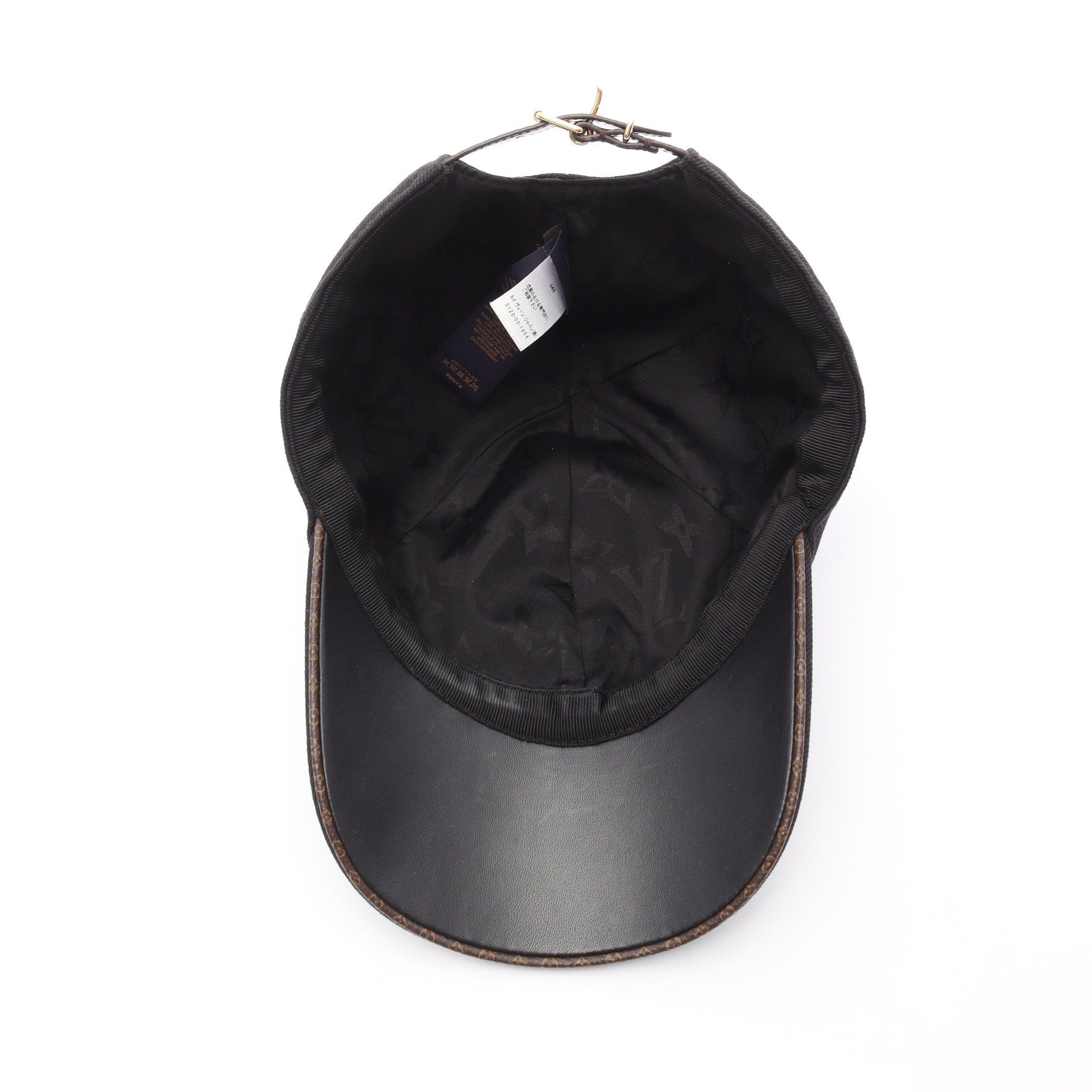Louis Vuitton Louis Vuitton Cap Lv Day Cotton Silk Black Size ONE SIZE - 3 Thumbnail