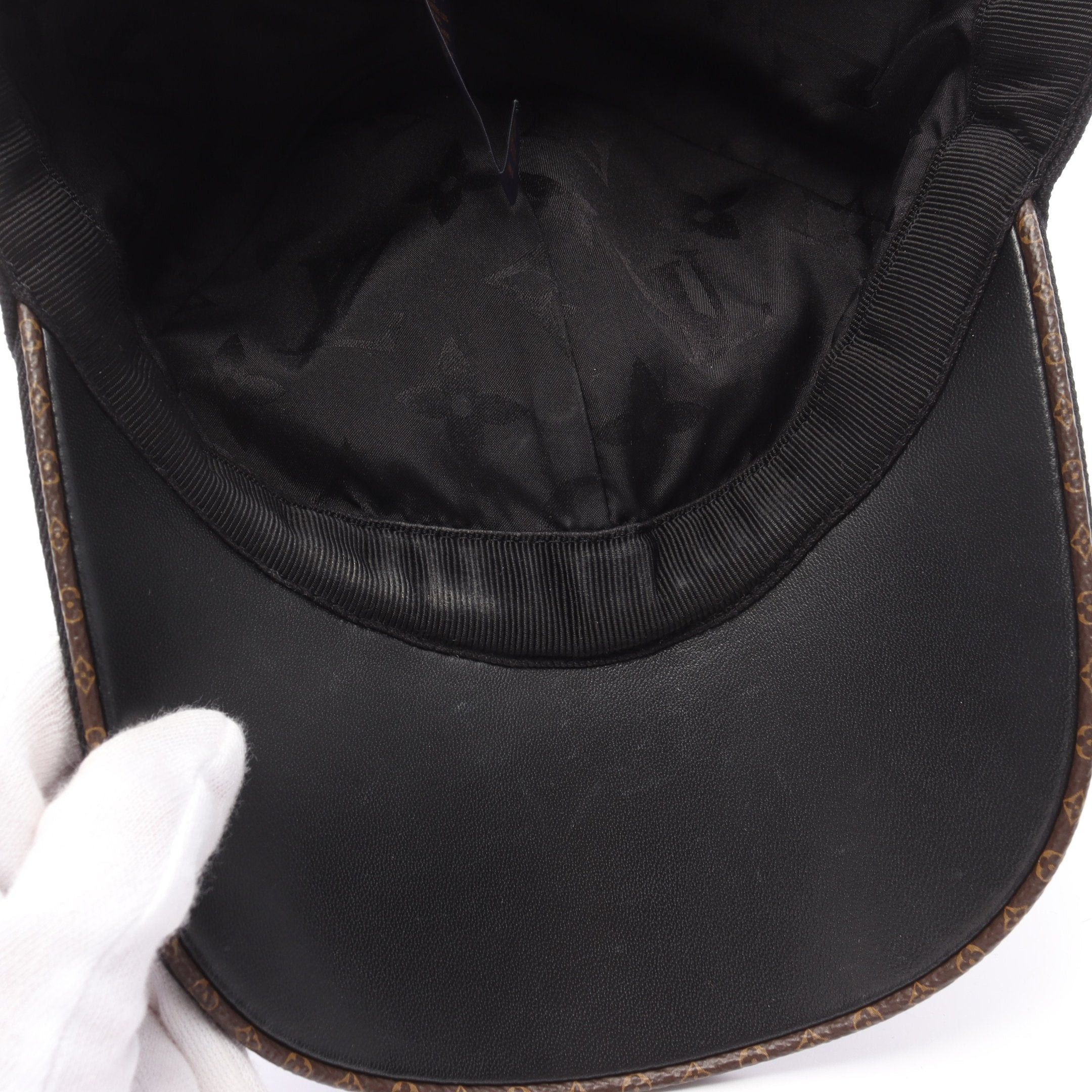 Louis Vuitton Louis Vuitton Cap Lv Day Cotton Silk Black Size ONE SIZE - 8 Thumbnail