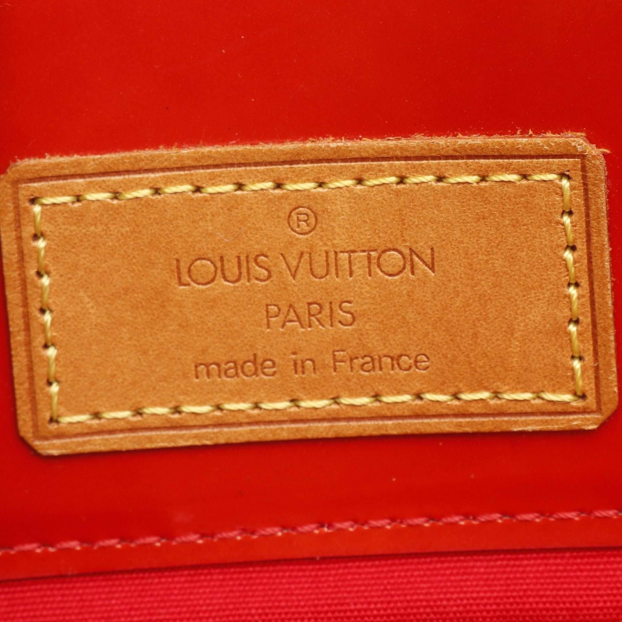 Louis Vuitton Louis Vuitton Lead Pm Monogram Vernis Rouge Handbag Leather Red Size ONE SIZE - 4 Thumbnail