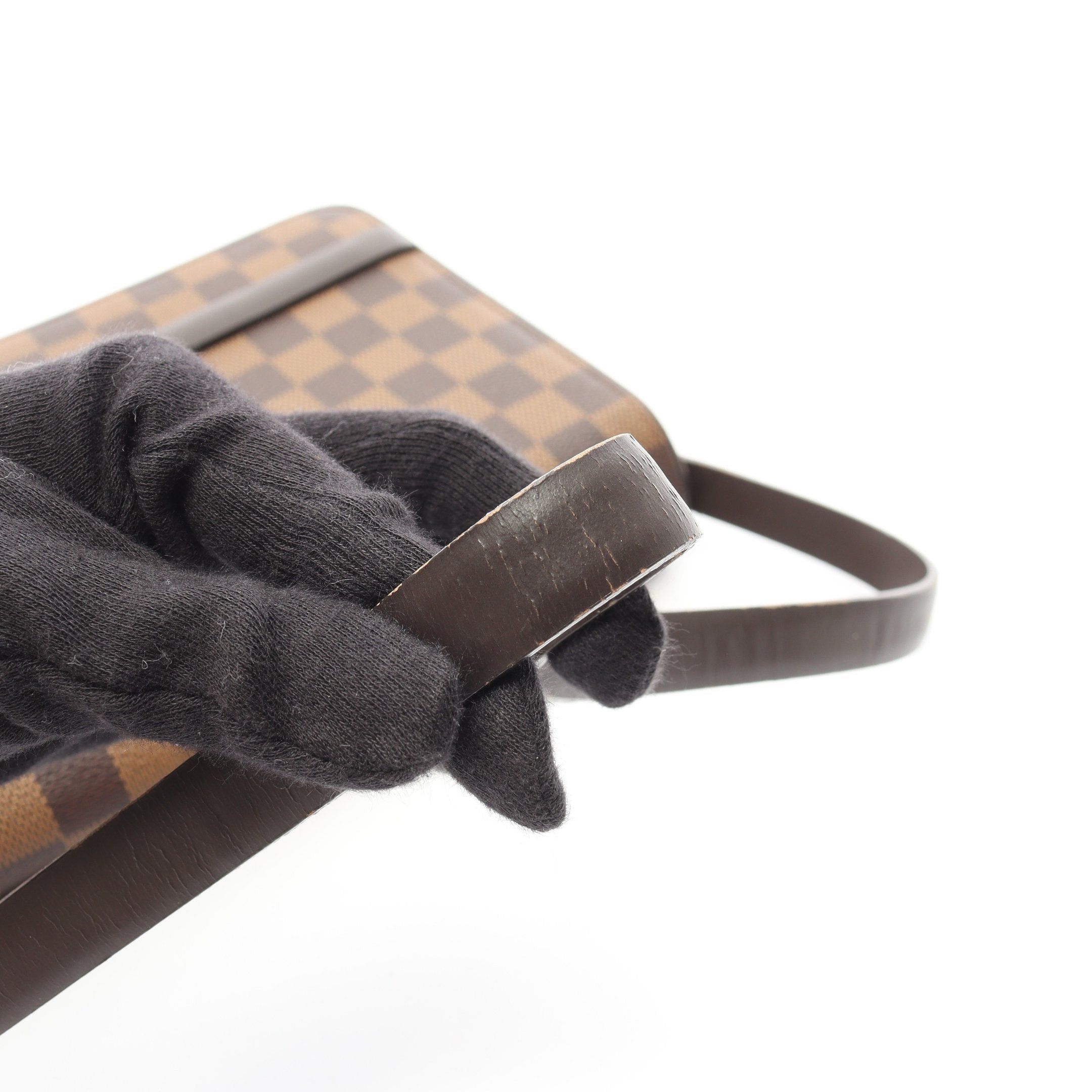 Louis Vuitton Louis Vuitton Tribeca Ron Damier Ebene Shoulder Bag Leather Brown Size ONE SIZE - 15 Thumbnail