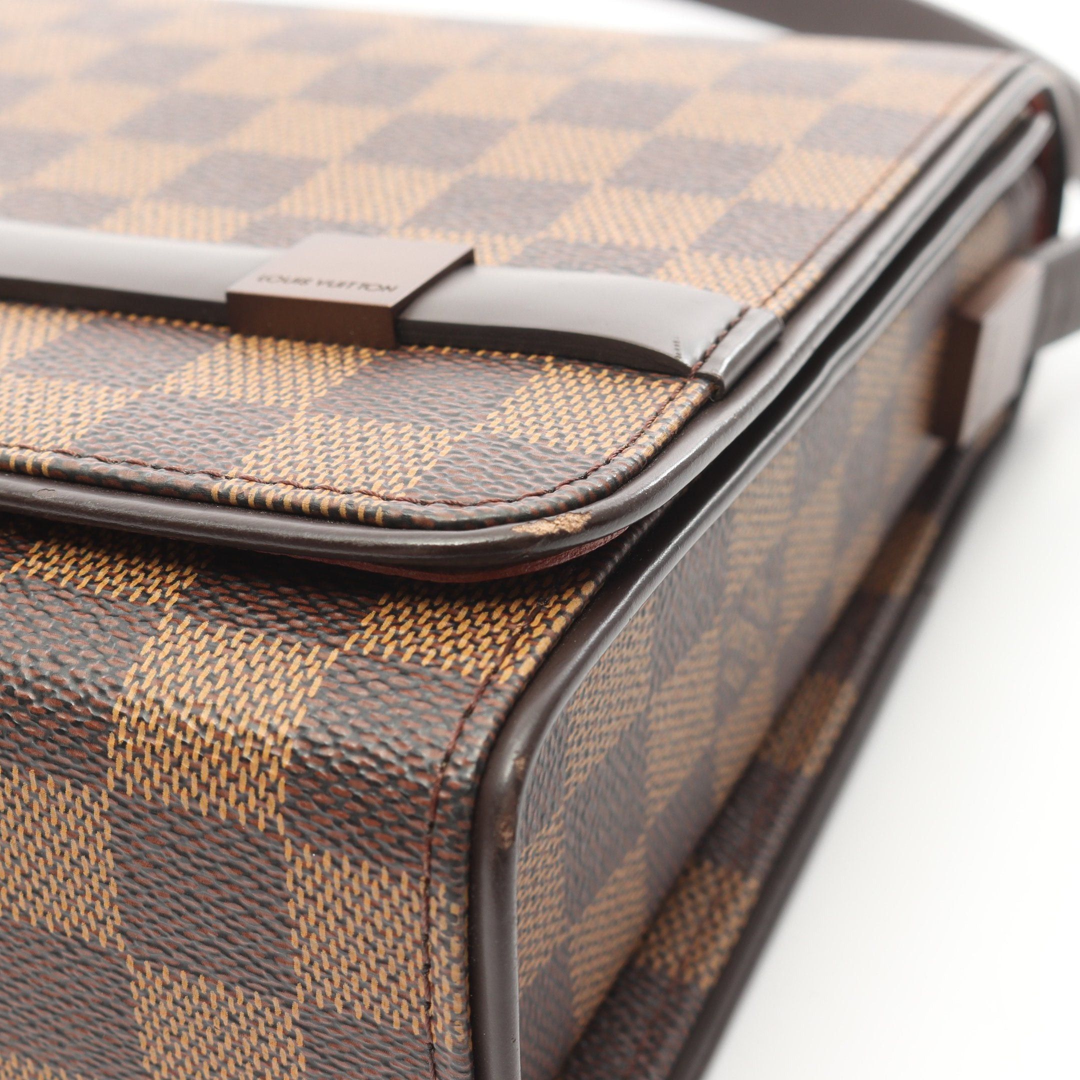 Louis Vuitton Louis Vuitton Tribeca Ron Damier Ebene Shoulder Bag Leather Brown Size ONE SIZE - 10 Thumbnail