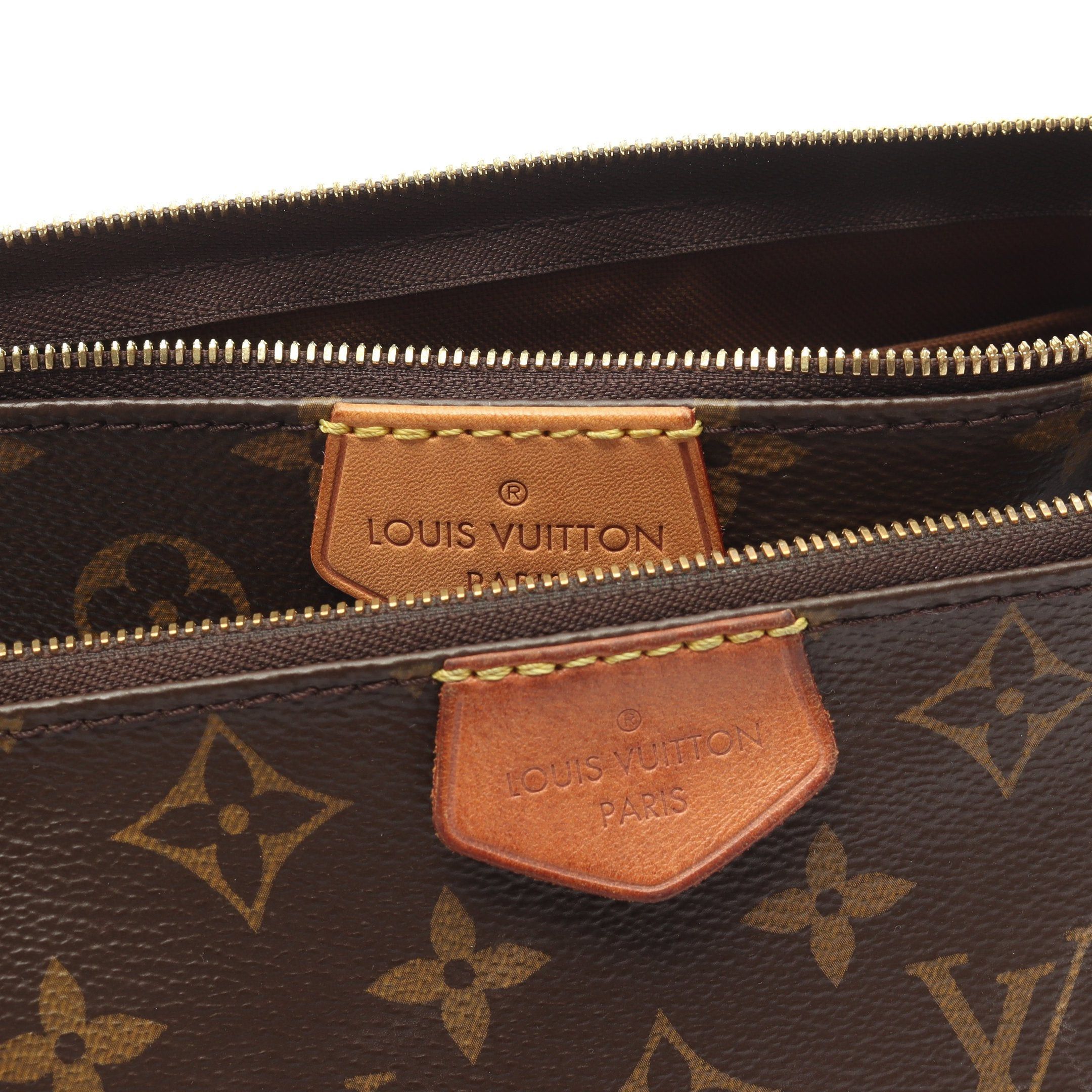 Louis Vuitton Louis Vuitton Multy Pochette Accessoires Monogram Rose Claire Shoulder Bag Leather Brown Pink Size ONE SIZE - 8 Thumbnail