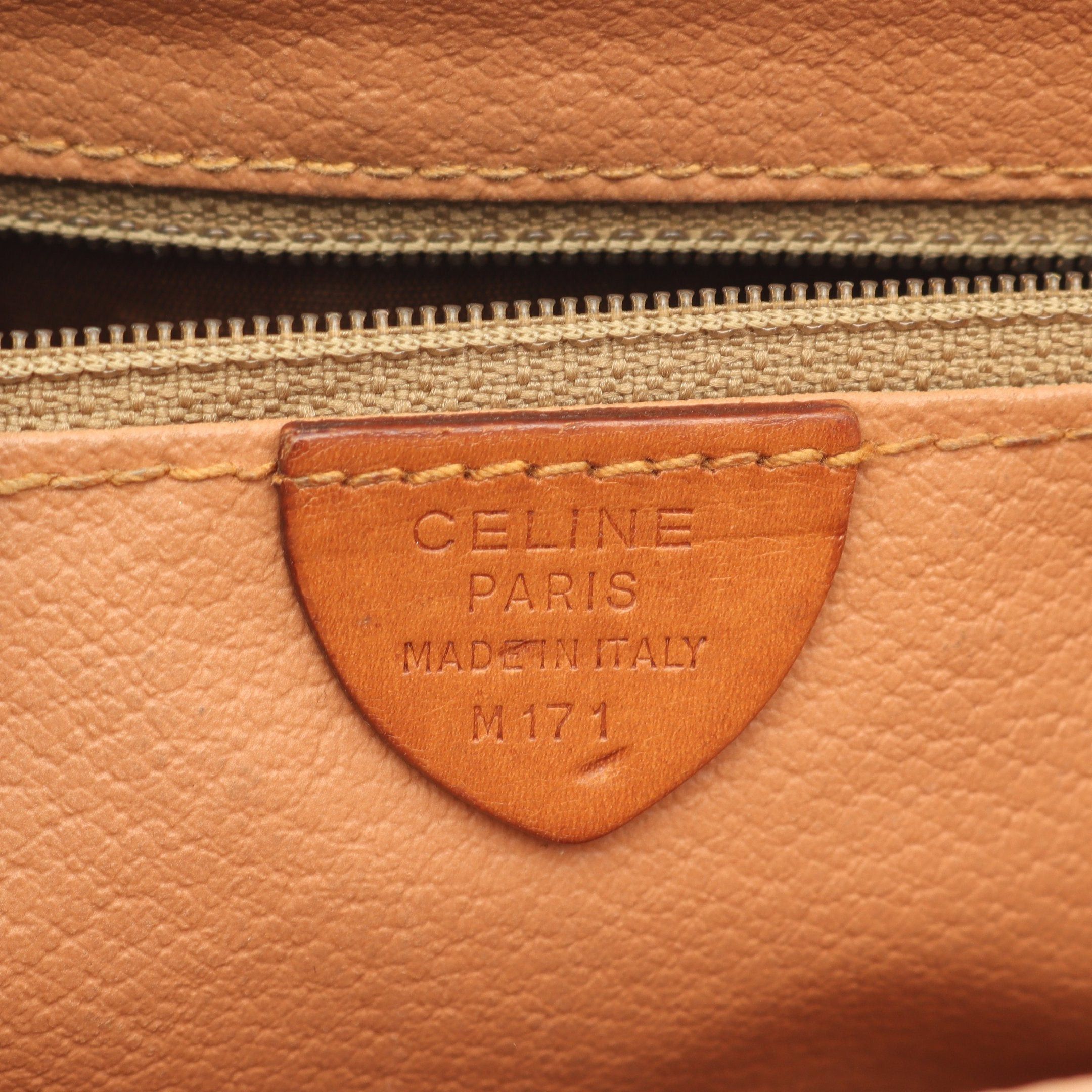 Celine Celine Macadam Shoulder Bag Leather Brown Size ONE SIZE - 4 Thumbnail