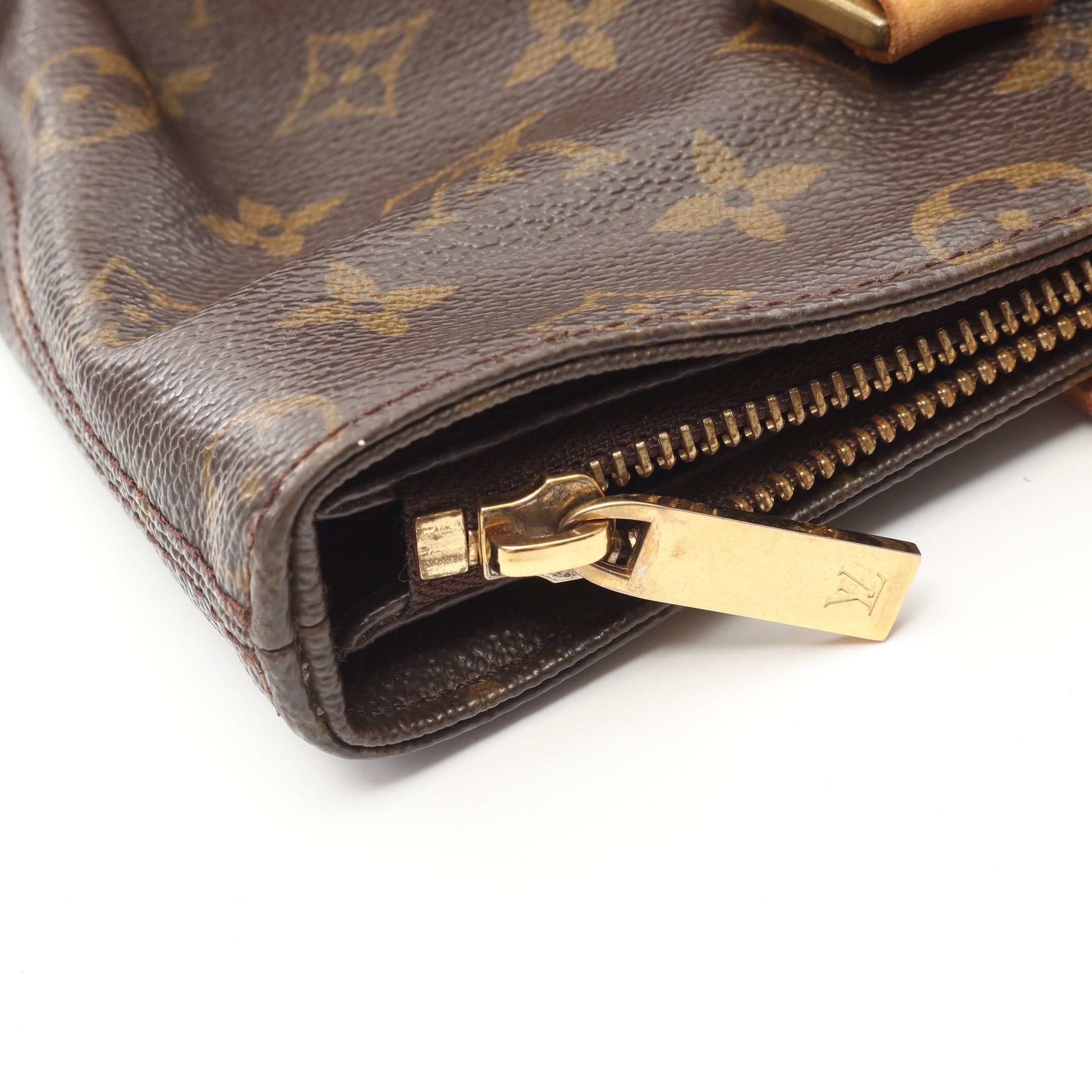 Louis Vuitton Louis Vuitton Cabas Piano Monogram Shoulder Bag Leather Brown Size ONE SIZE - 12 Thumbnail