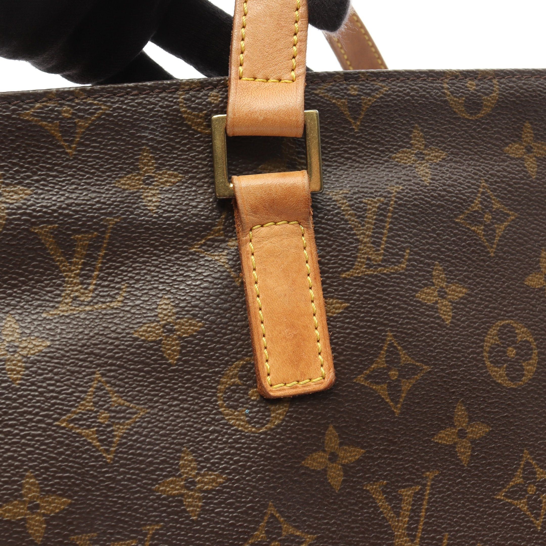 Louis Vuitton Louis Vuitton Cabas Piano Monogram Shoulder Bag Leather Brown Size ONE SIZE - 11 Thumbnail