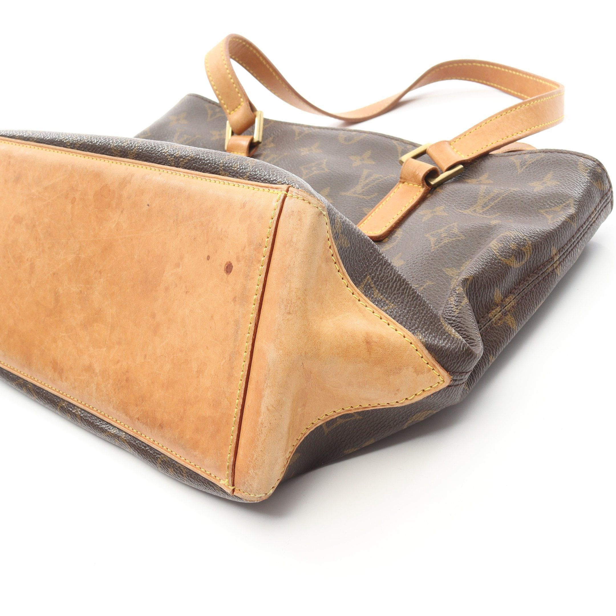 Louis Vuitton Louis Vuitton Cabas Piano Monogram Shoulder Bag Leather Brown Size ONE SIZE - 8 Thumbnail