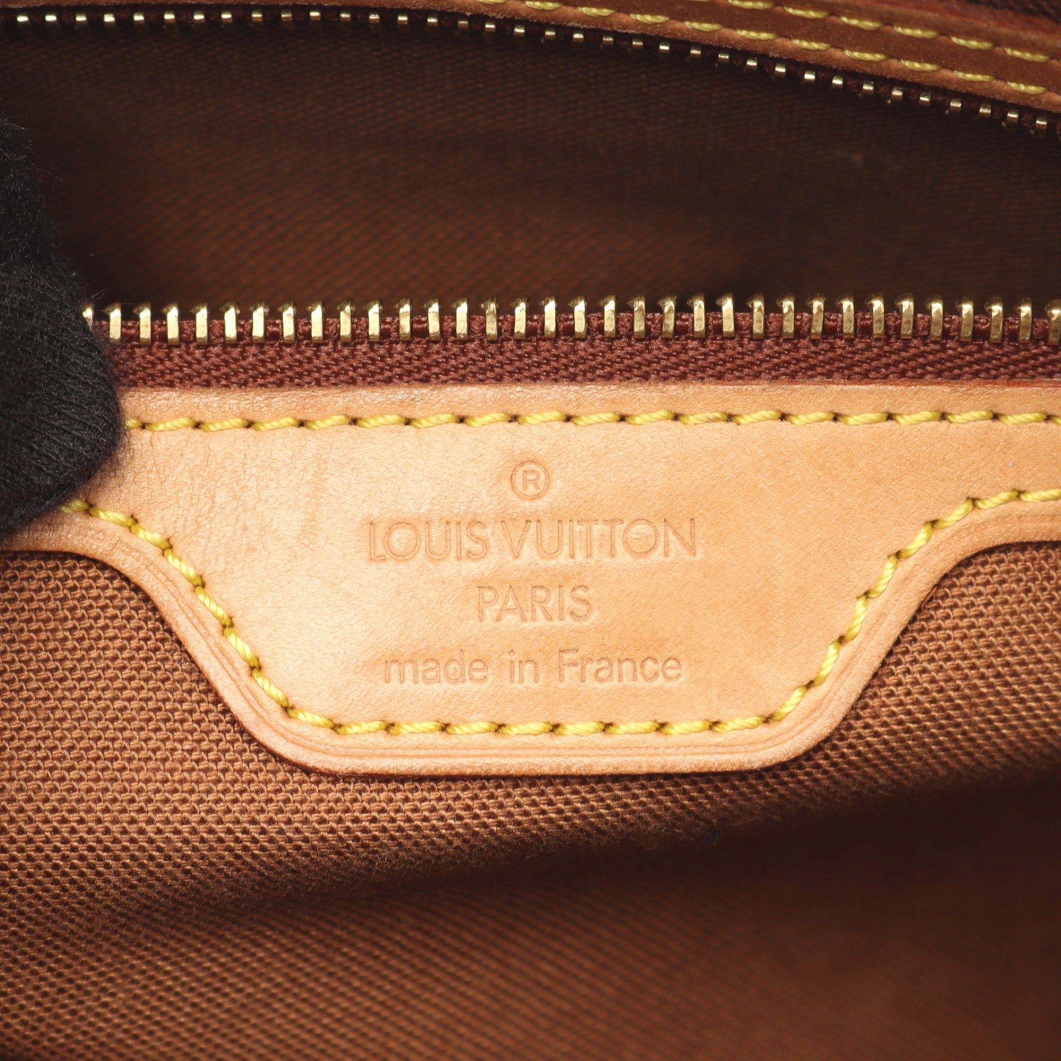 Louis Vuitton Louis Vuitton Cabas Piano Monogram Shoulder Bag Leather Brown Size ONE SIZE - 4 Thumbnail