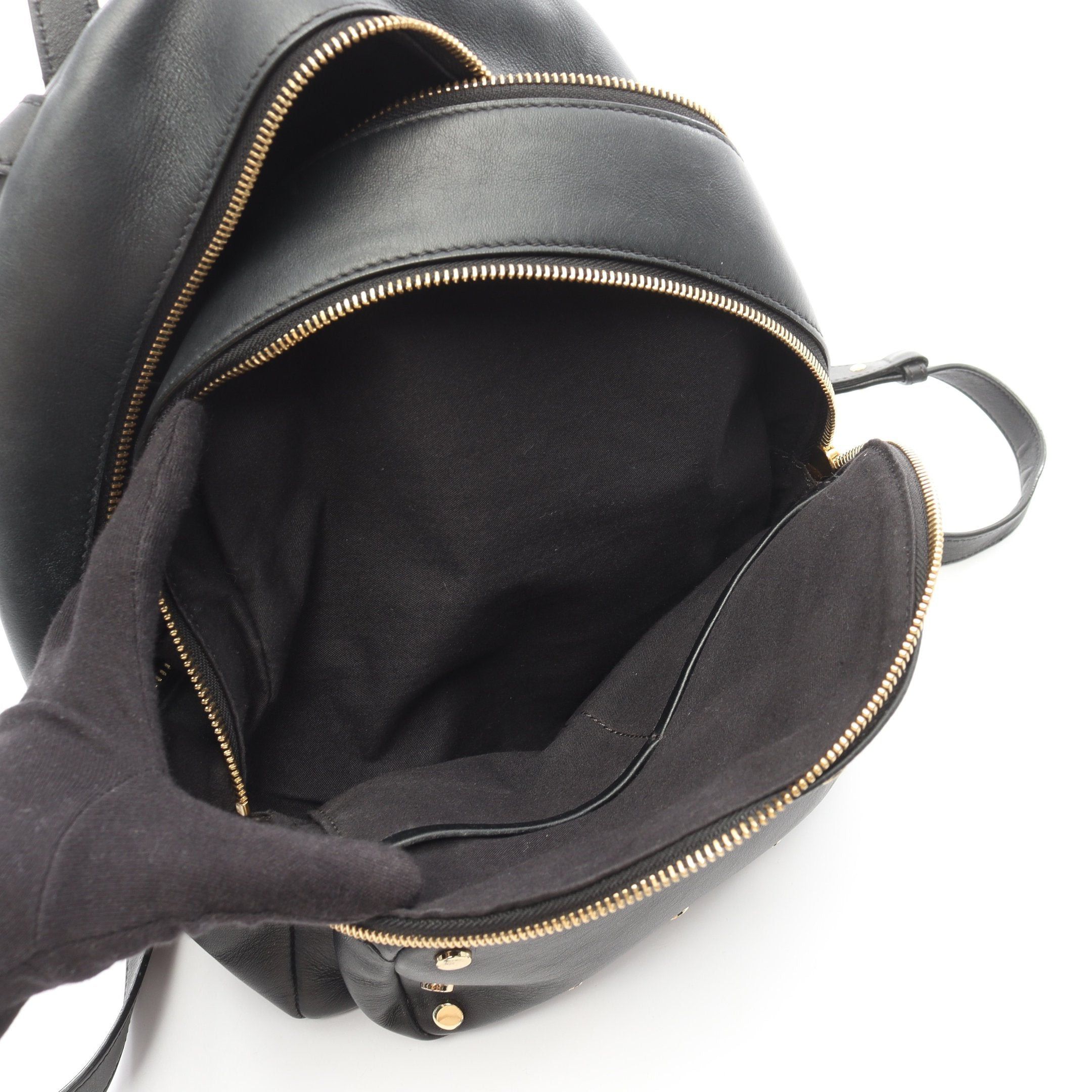 Jimmy Choo Jimmy Choo Lockett Backpack Rucksack Leather Black Size ONE SIZE - 4 Thumbnail