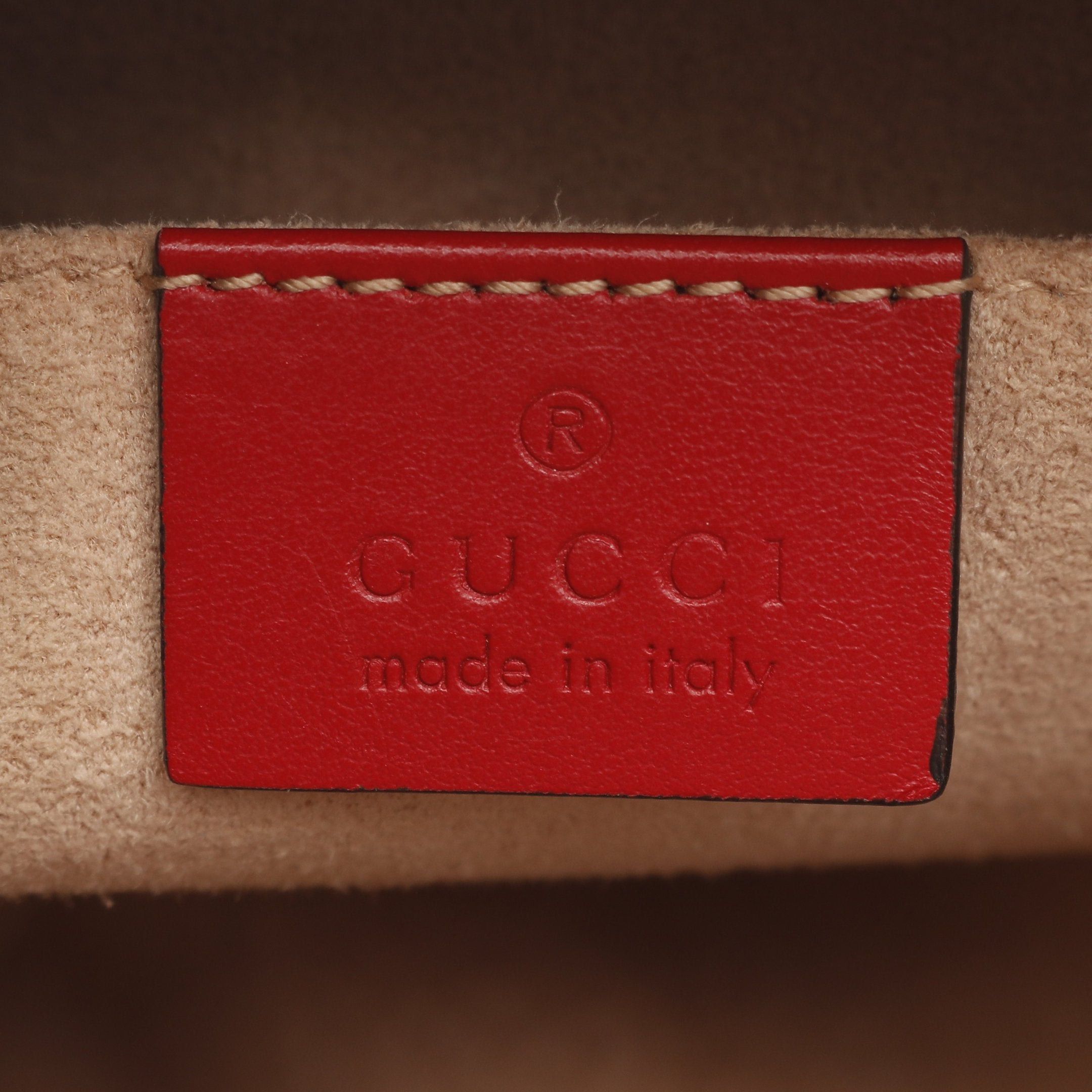 Gucci Gucci Gg Marmont Chain Shoulder Bag Leather Red Size ONE SIZE - 4 Thumbnail