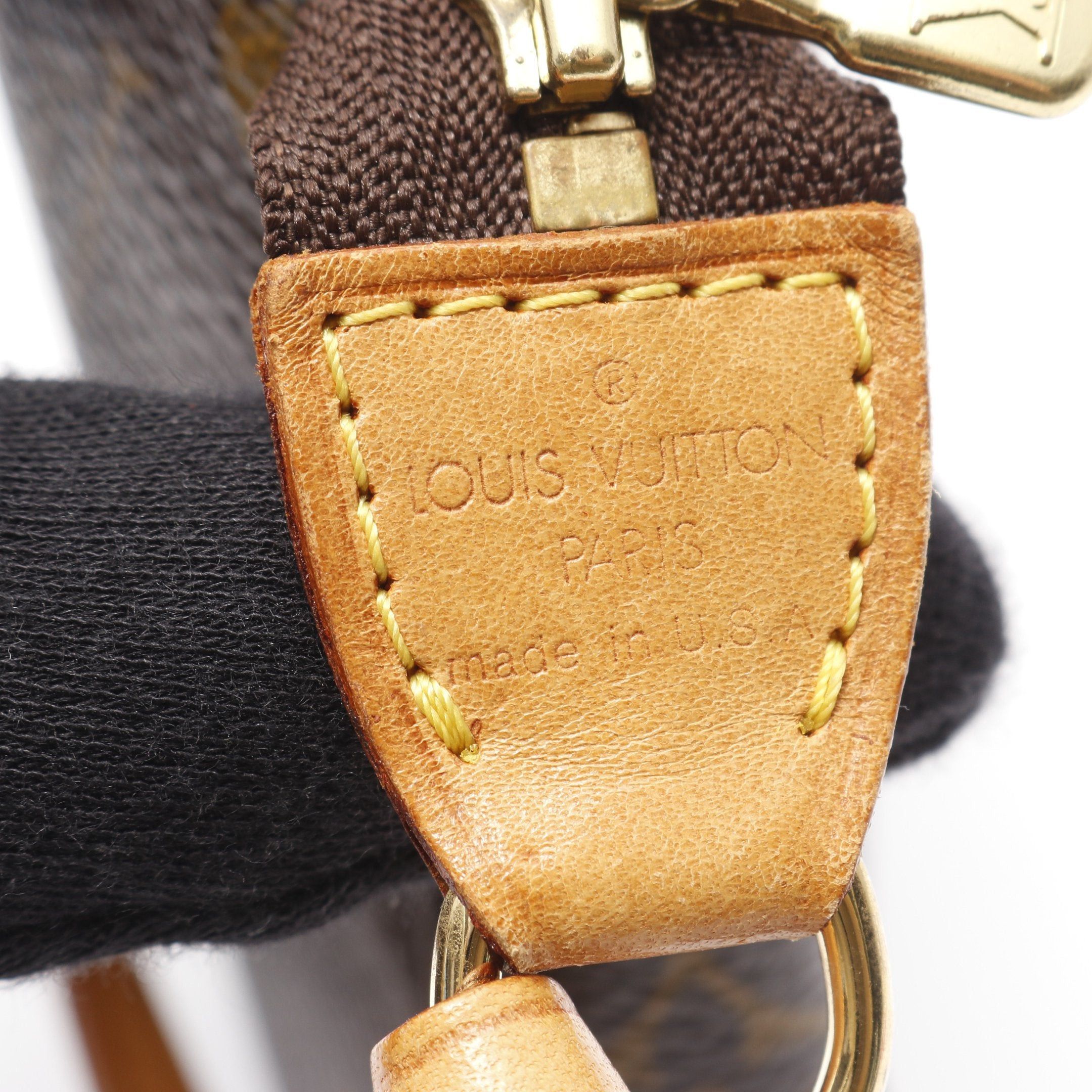 Louis Vuitton Louis Vuitton Pochette Accessoires Monogram Handbag Leather Brown Size ONE SIZE - 4 Thumbnail