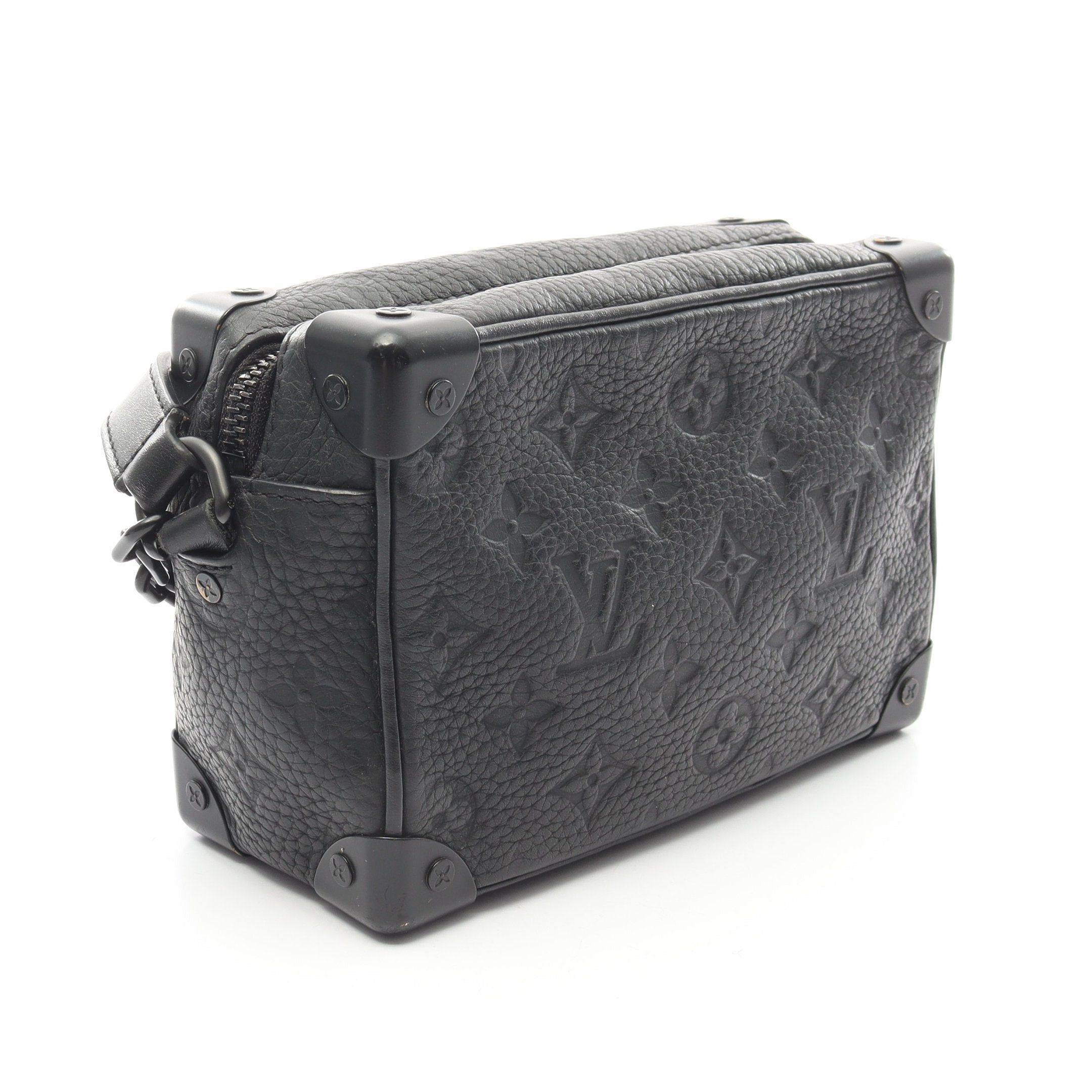 Louis Vuitton Louis Vuitton Mini Soft Trunk Monogram Taurillon Noir Chain Shoulder Bag Leather Black Size ONE SIZE - 2 Thumbnail