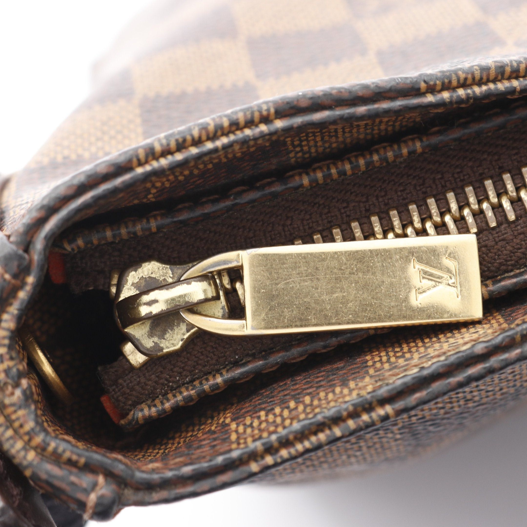 Louis Vuitton Louis Vuitton Looping Gm Damier Ebene Shoulder Bag Leather Brown Special Order Size ONE SIZE - 8 Thumbnail