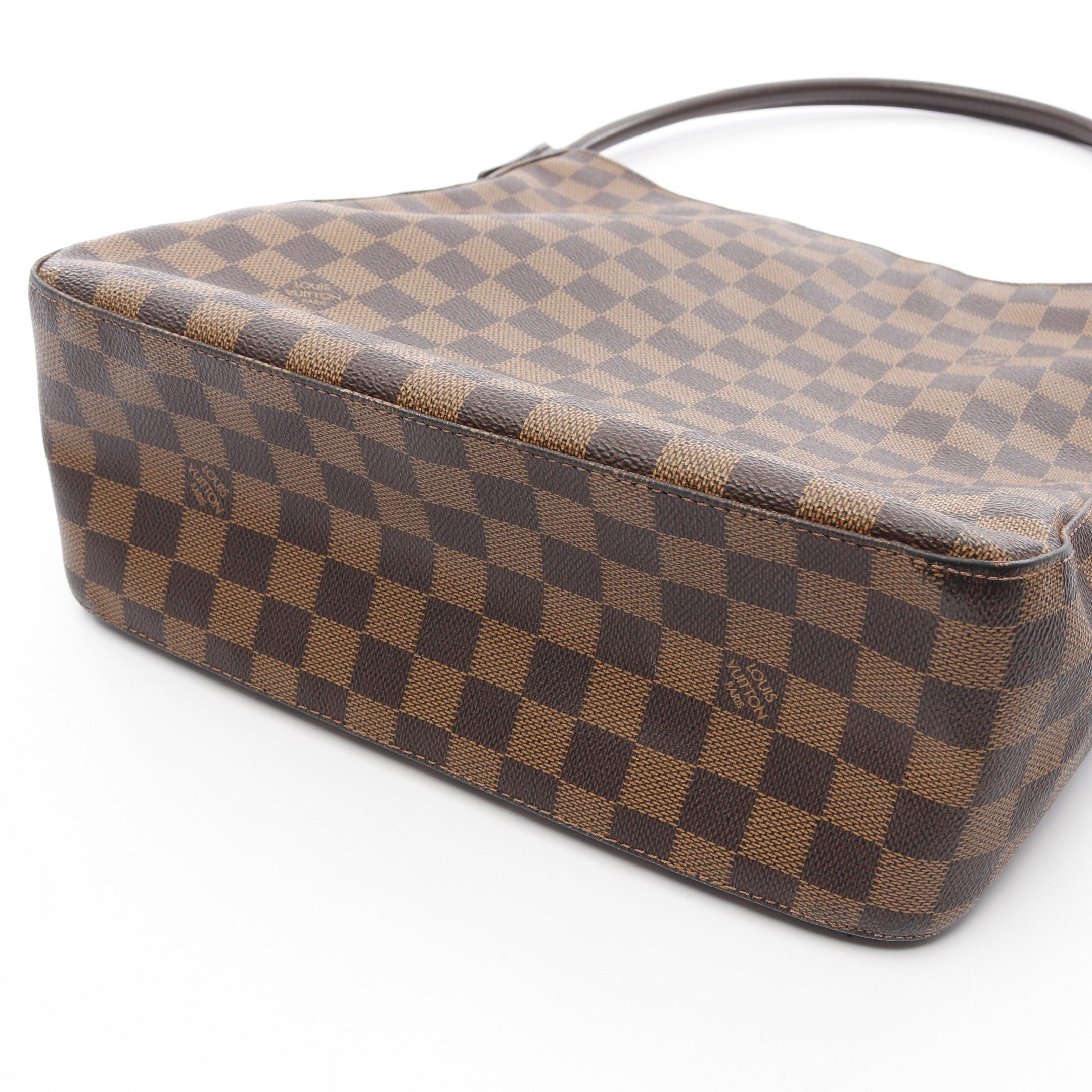 Louis Vuitton Louis Vuitton Looping Gm Damier Ebene Shoulder Bag Leather Brown Special Order Size ONE SIZE - 11 Thumbnail
