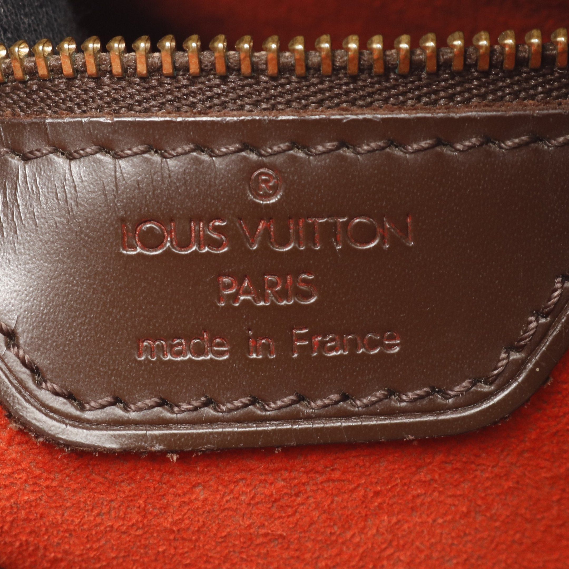 Louis Vuitton Louis Vuitton Looping Gm Damier Ebene Shoulder Bag Leather Brown Special Order Size ONE SIZE - 4 Thumbnail