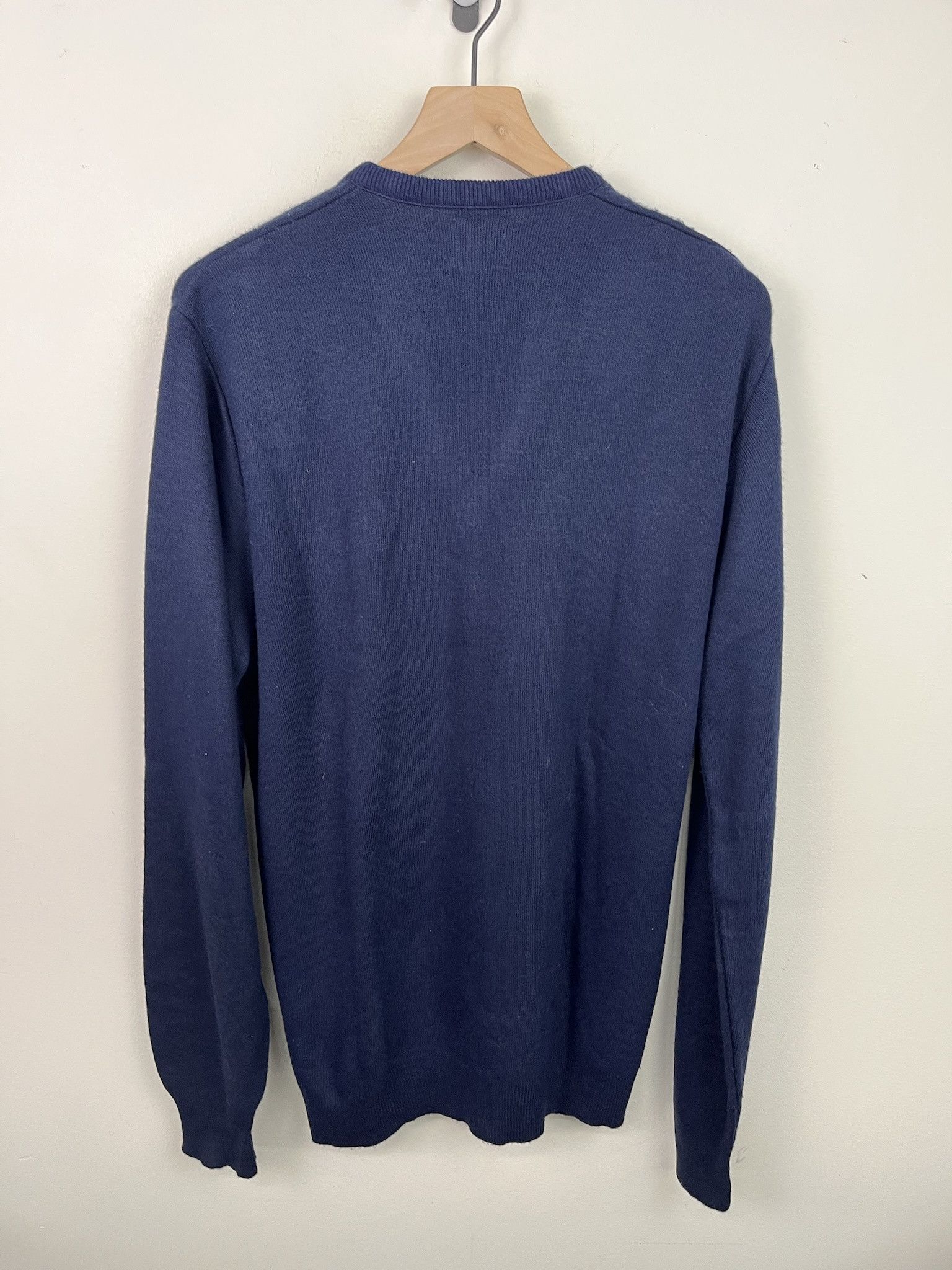 Vintage Vintage 90s Robert Bruce Navy Knit Sweater Size XL Tall Size US XL / EU 56 / 4 - 3 Thumbnail