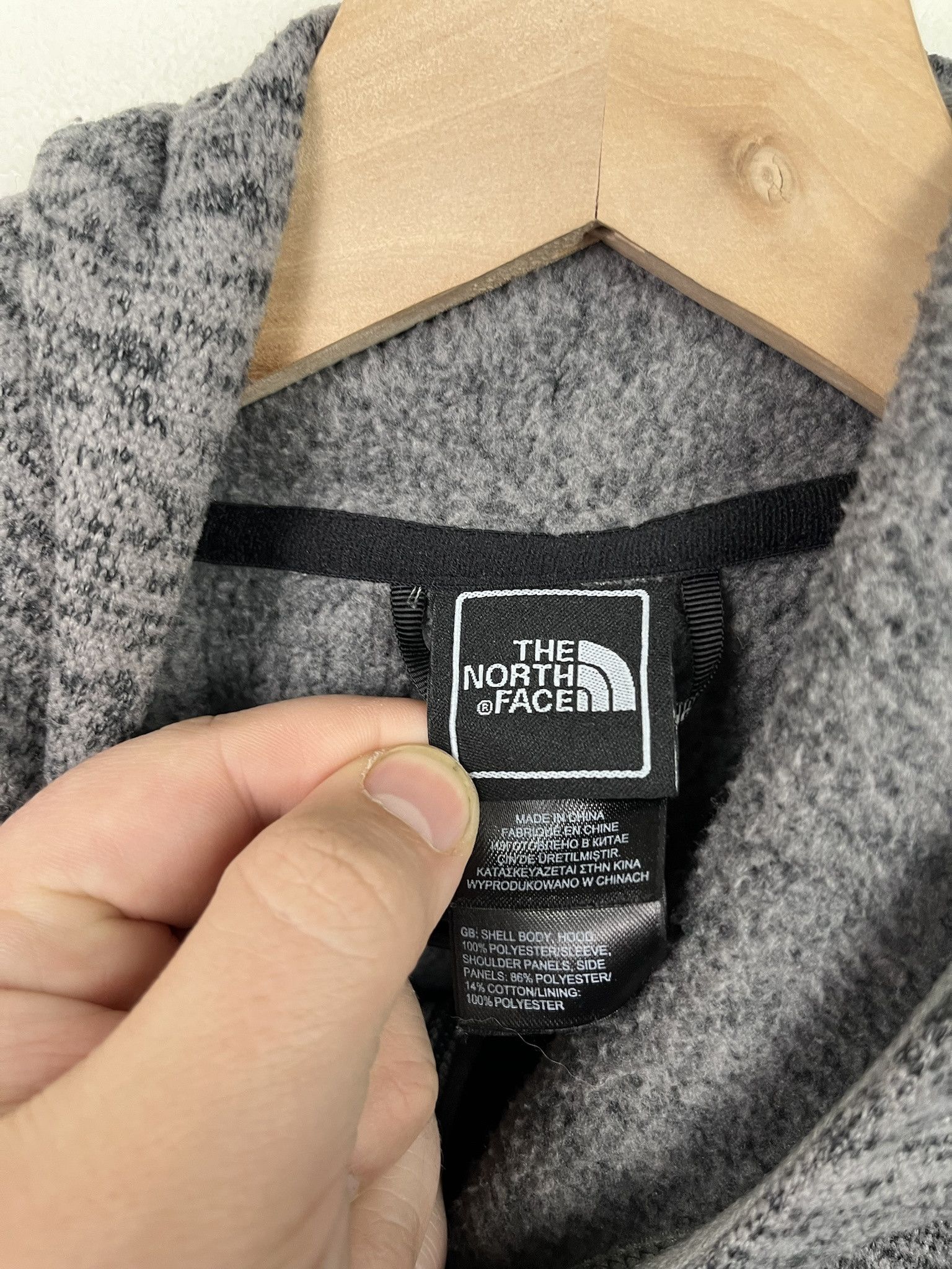 The North Face × Vintage Vintage Y2K The North Face Womens Long Hooded Sweatshiert Size S Size US S / EU 44-46 / 1 - 2 Thumbnail
