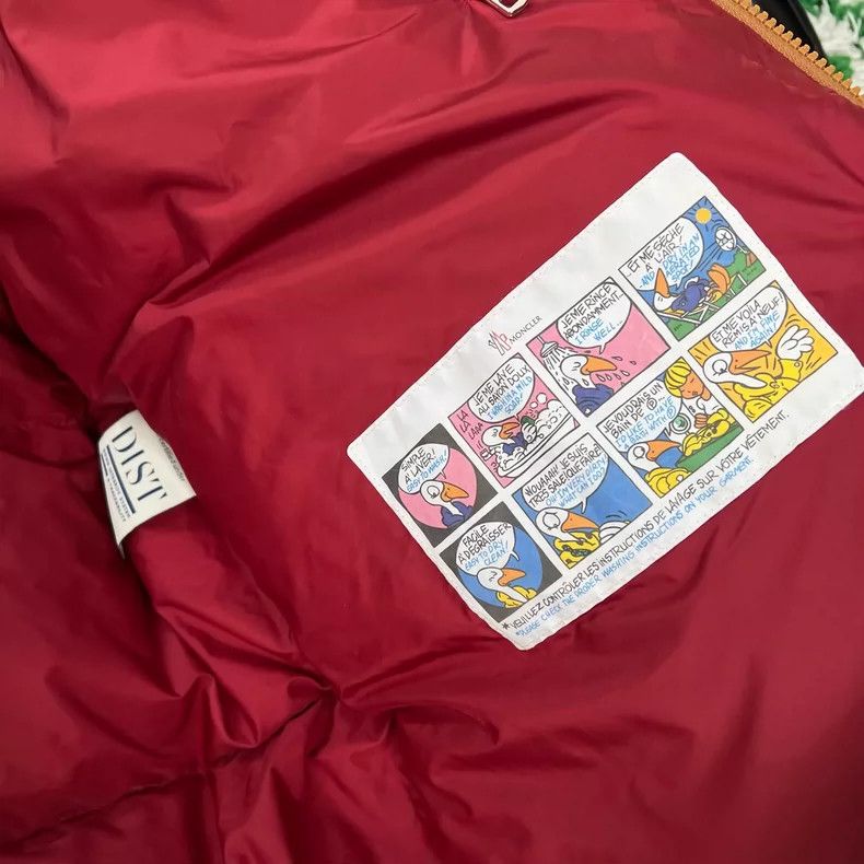 Moncler Moncler Red Kitinen Logo Down Jacket Size US M / EU 48-50 / 2 - 7 Thumbnail