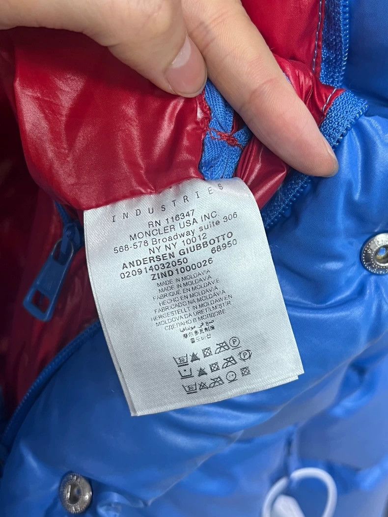 Moncler Moncler Blue Color Block Down Jacket Size US S / EU 44-46 / 1 - 5 Thumbnail