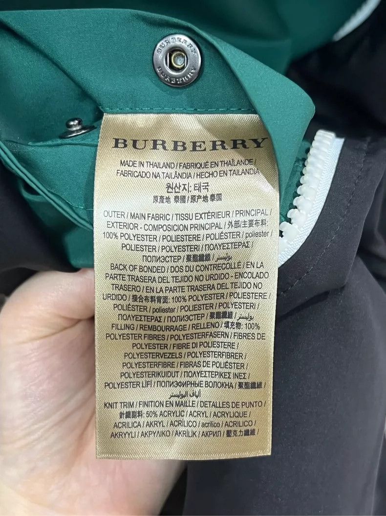 Burberry Burberry Black Nylon Jacket Size 48 Size US L / EU 52-54 / 3 - 4 Thumbnail