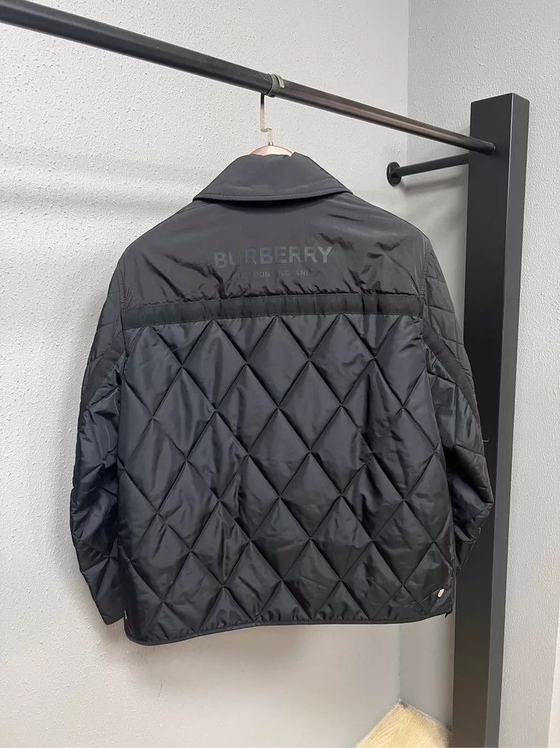Burberry Burberry Black Diamond Quilted Cotton Jacket Size US M / EU 48-50 / 2 - 2 Thumbnail