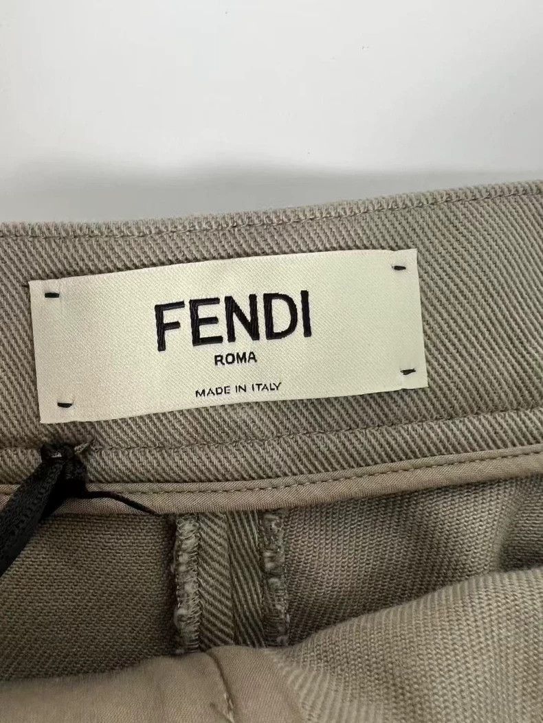 Fendi Fendi Green Pocket Cargo Pants Size US 38 / EU 54 - 4 Thumbnail