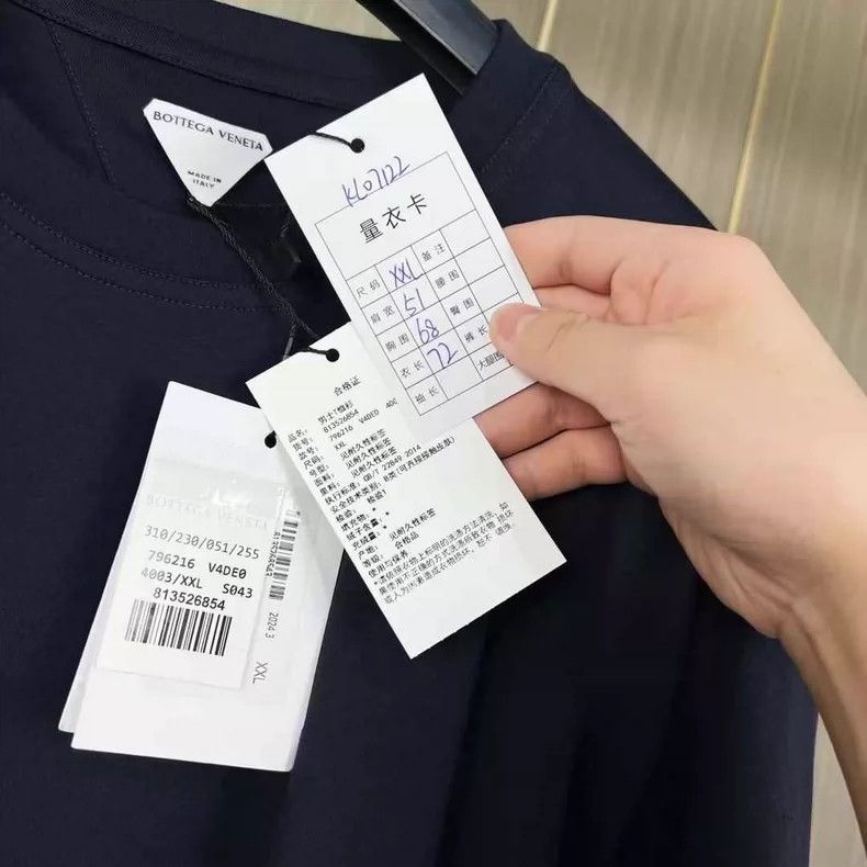 Bottega Veneta Bottega Veneta Latest Embroidered Short Sleeve Shirt Size US XXL / EU 58 / 5 - 8 Thumbnail
