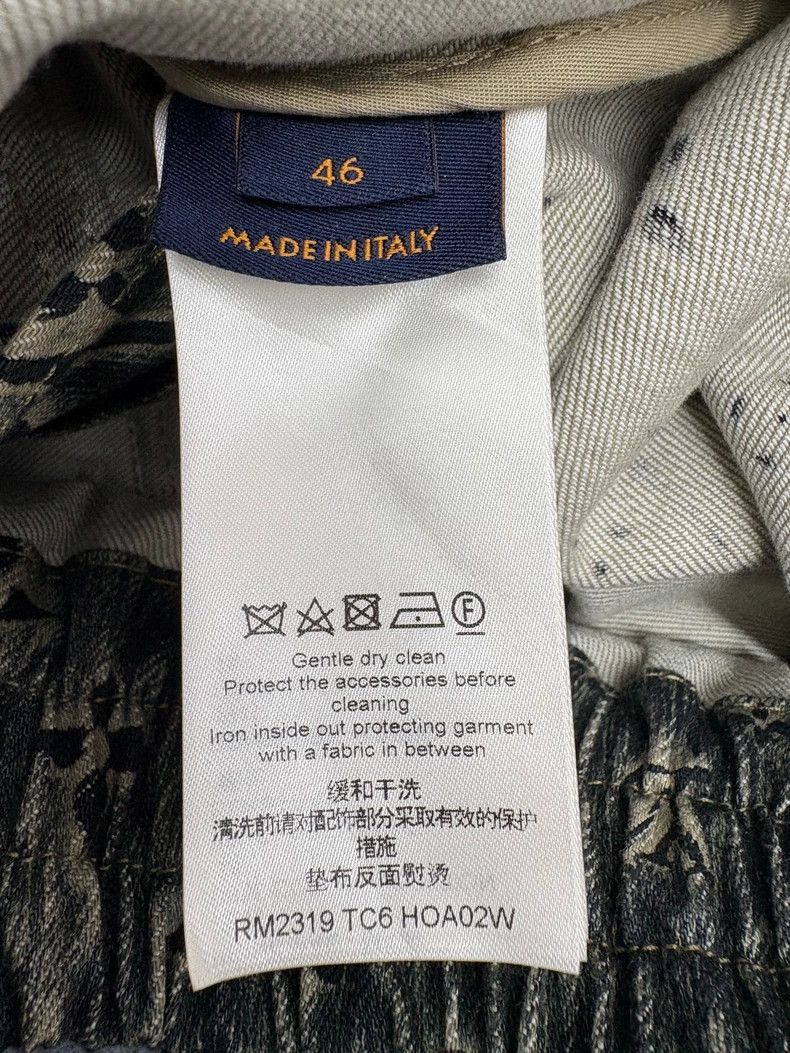 Louis Vuitton Louis Vuitton Denim Jacket with Allover Print Size US M / EU 48-50 / 2 - 8 Thumbnail