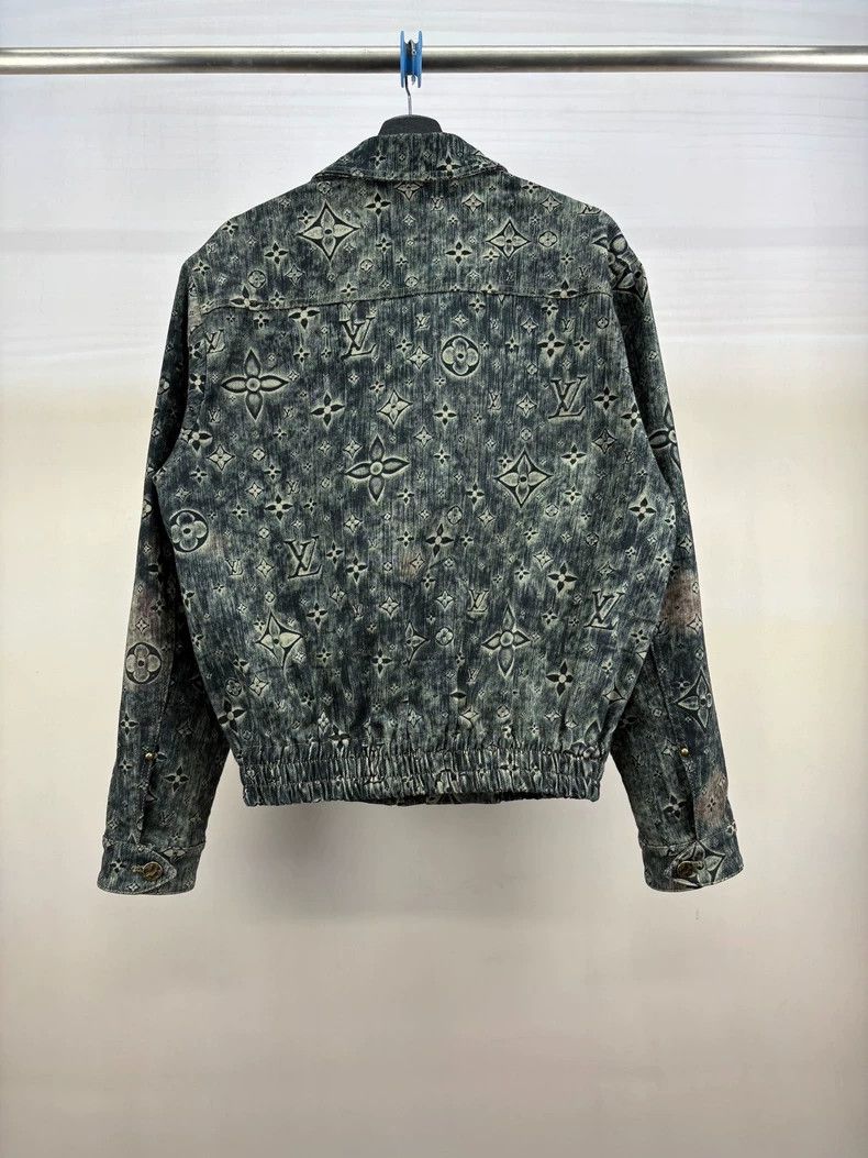 Louis Vuitton Louis Vuitton Denim Jacket with Allover Print Size US M / EU 48-50 / 2 - 2 Thumbnail