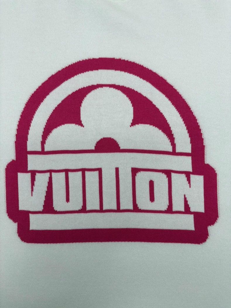 Louis Vuitton Louis Vuitton White Pink Logo Short Sleeve Shirt Size US L / EU 52-54 / 3 - 3 Thumbnail