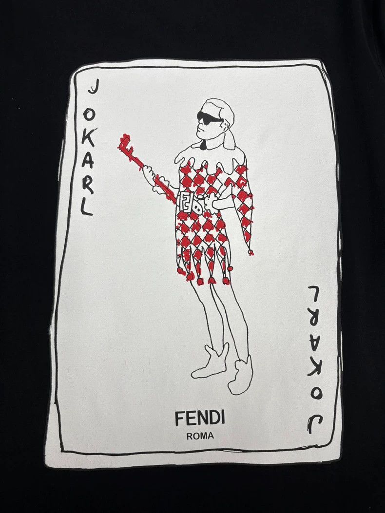 Fendi Fendi Short Sleeve T-Shirt with Graphic Design Size US M / EU 48-50 / 2 - 3 Thumbnail