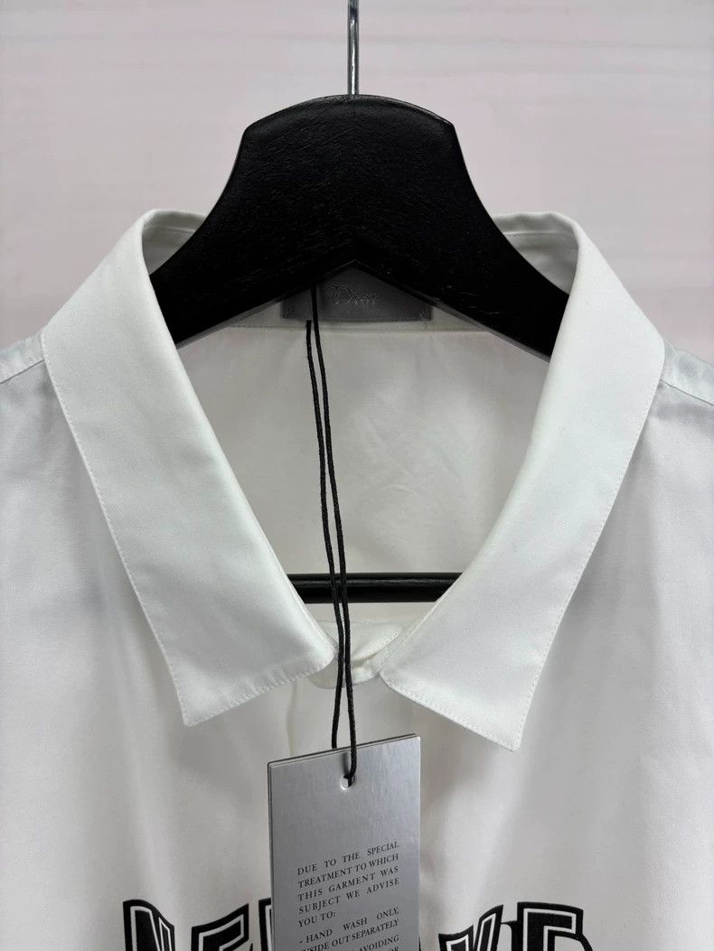 Dior Dior Short Sleeve Letter Print Shirt Size US L / EU 52-54 / 3 - 4 Thumbnail