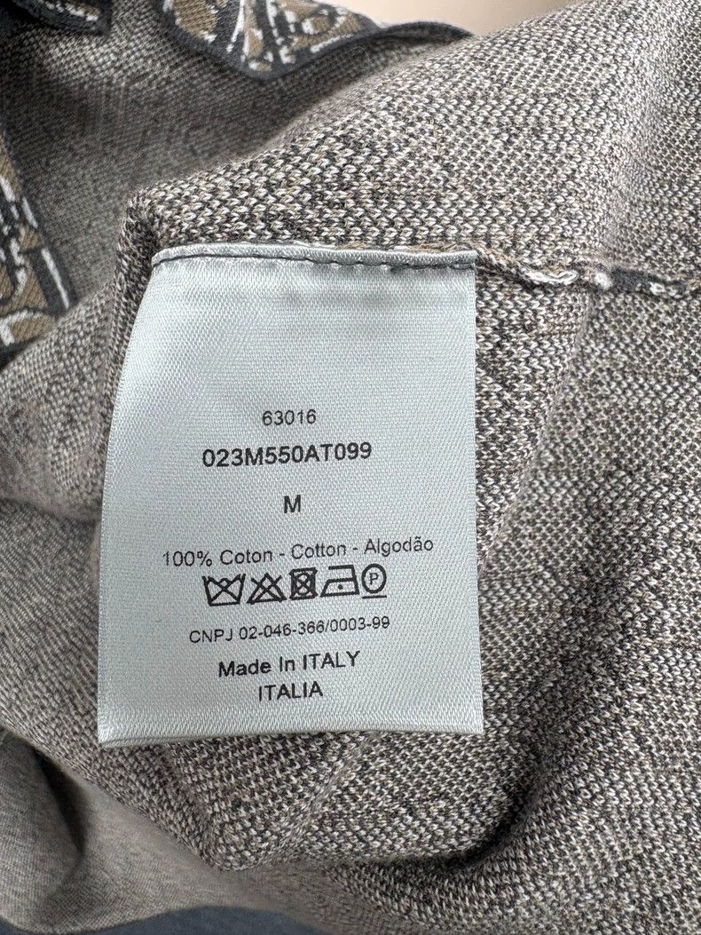 Dior Dior Cotton Printed Long Sleeve Shirt Size US M / EU 48-50 / 2 - 7 Thumbnail