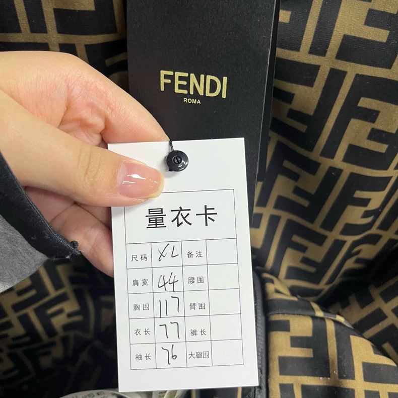 Fendi Fendi Vintage FF Print Zip Jacket Coat Size US XL / EU 56 / 4 - 3 Thumbnail