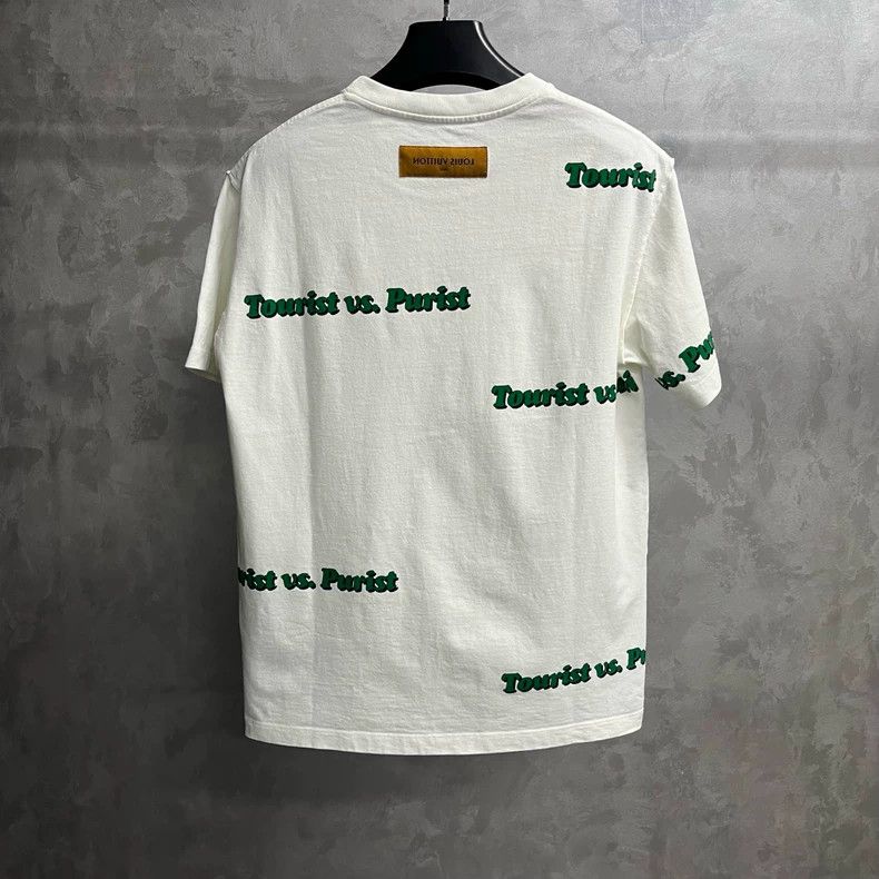 Louis Vuitton Louis Vuitton White Letter Graphic Short Sleeve T-Shirt Size US M / EU 48-50 / 2 - 5 Thumbnail