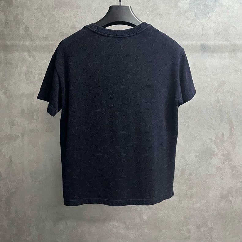 Louis Vuitton Louis Vuitton Navy Cotton Pocket Short Sleeve Tee Size US XS / EU 42 / 0 - 5 Thumbnail