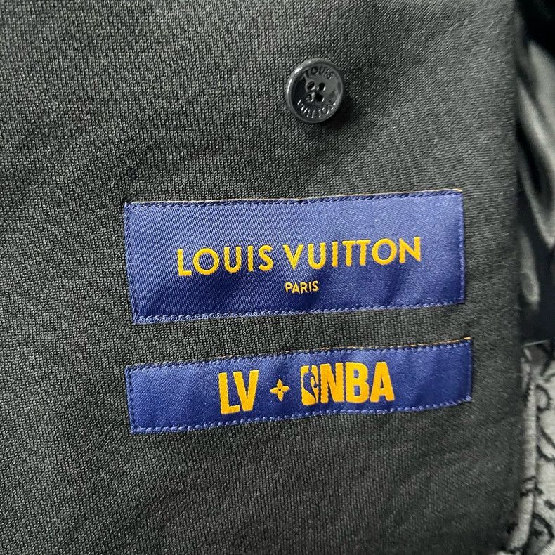 Louis Vuitton Louis Vuitton Black Logo Blazer Jacket Size US L / EU 52-54 / 3 - 3 Thumbnail