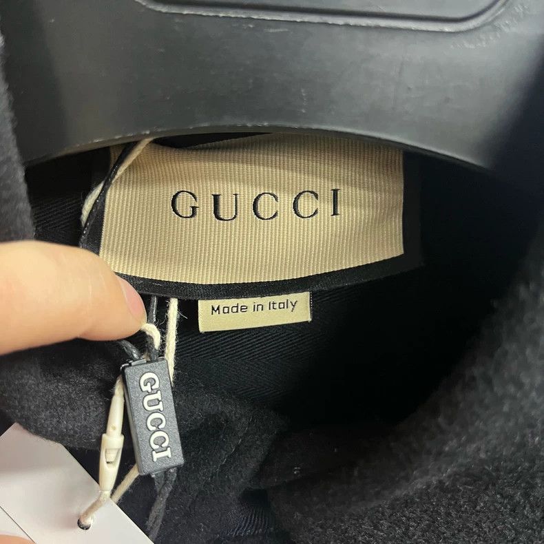 Gucci Gucci Black Long Sleeve Button-Up Shirt Size US M / EU 48-50 / 2 - 3 Thumbnail