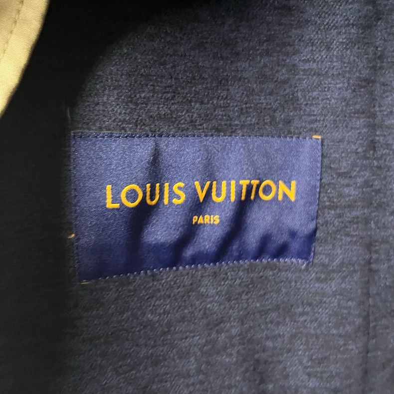 Louis Vuitton Louis Vuitton Khaki Long Coat with Cuban Collar Size US L / EU 52-54 / 3 - 4 Thumbnail