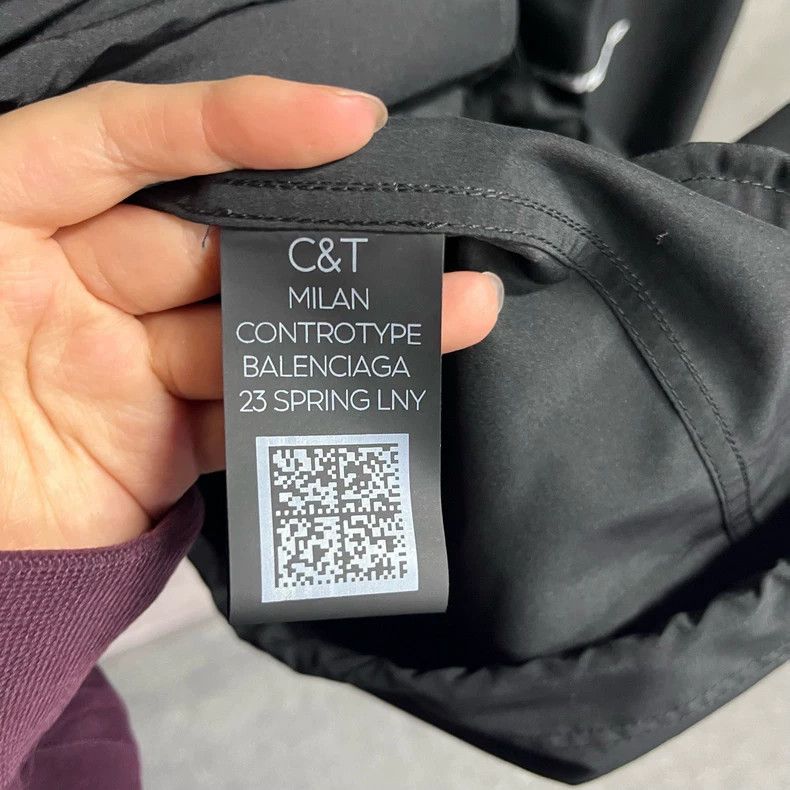 Balenciaga Balenciaga Black Logo Hooded Jacket Size US M / EU 48-50 / 2 - 4 Thumbnail