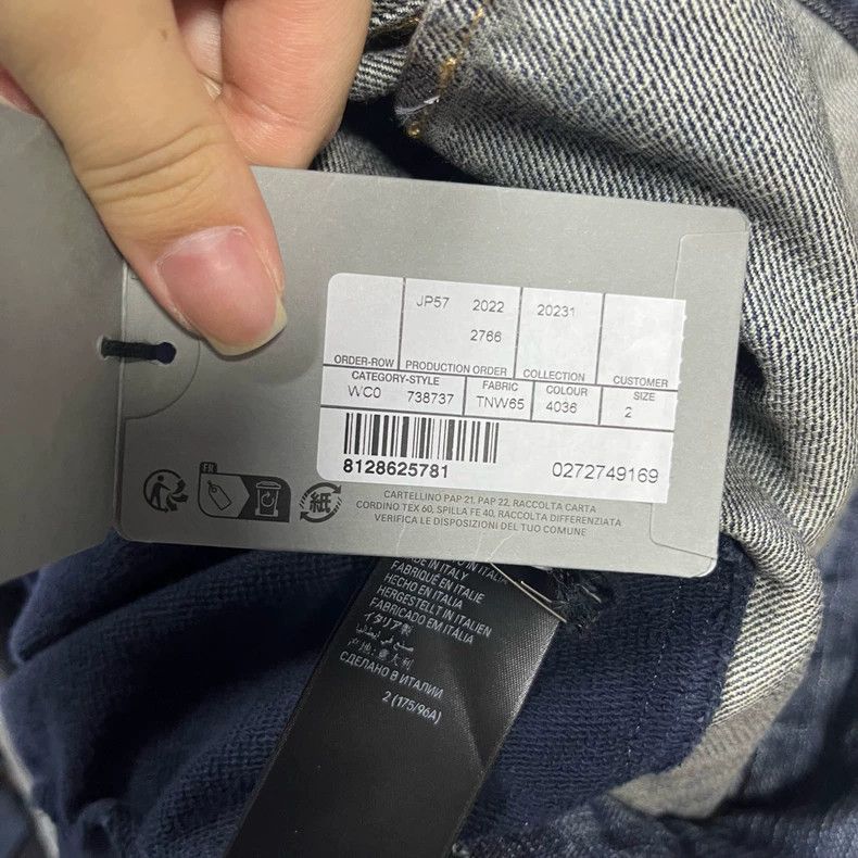 Balenciaga Blue Button-Up Hooded Oversized Jacket Size US M / EU 48-50 / 2 - 7 Thumbnail