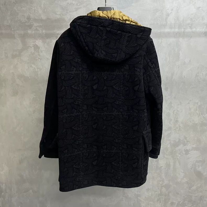 Louis Vuitton Louis Vuitton Black Duffle Coat with Hood Size US L / EU 52-54 / 3 - 5 Thumbnail