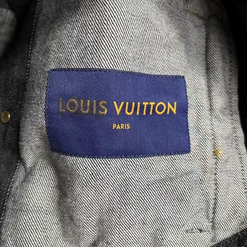 Louis Vuitton Louis Vuitton Black Denim Jacket with Bow Size US M / EU 48-50 / 2 - 2 Thumbnail
