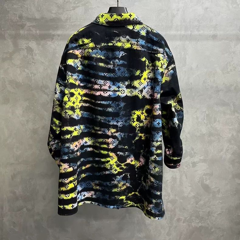 Louis Vuitton Louis Vuitton Black Laser Long Sleeve Shirt Size US L / EU 52-54 / 3 - 5 Thumbnail