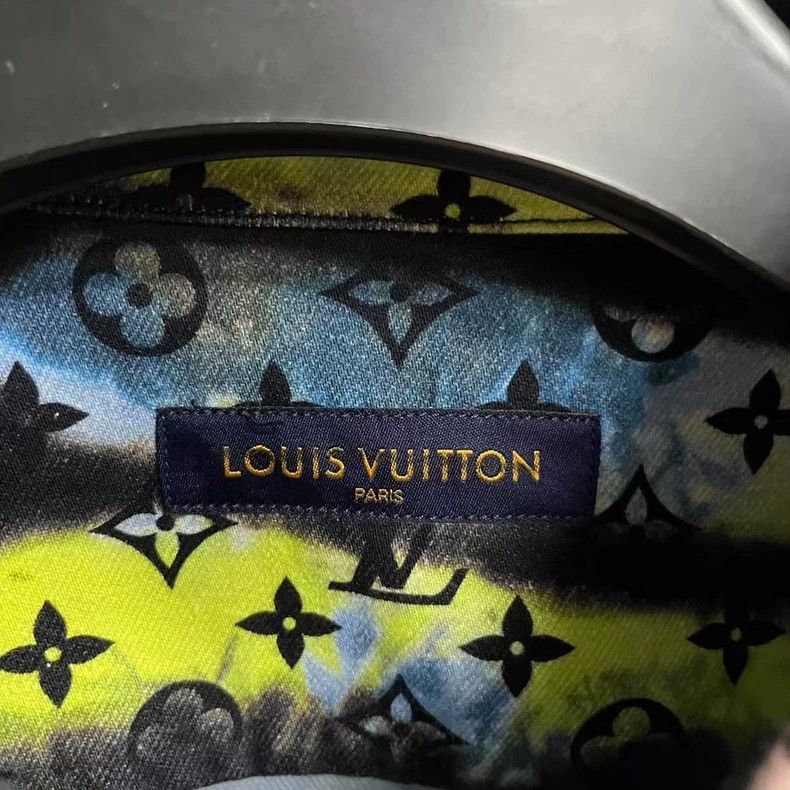 Louis Vuitton Louis Vuitton Black Laser Long Sleeve Shirt Size US L / EU 52-54 / 3 - 2 Thumbnail