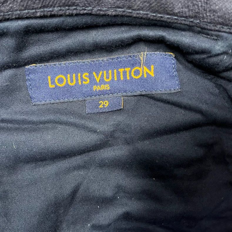Louis Vuitton Louis Vuitton Dark Blue Denim Pants Size US 29 - 5 Thumbnail