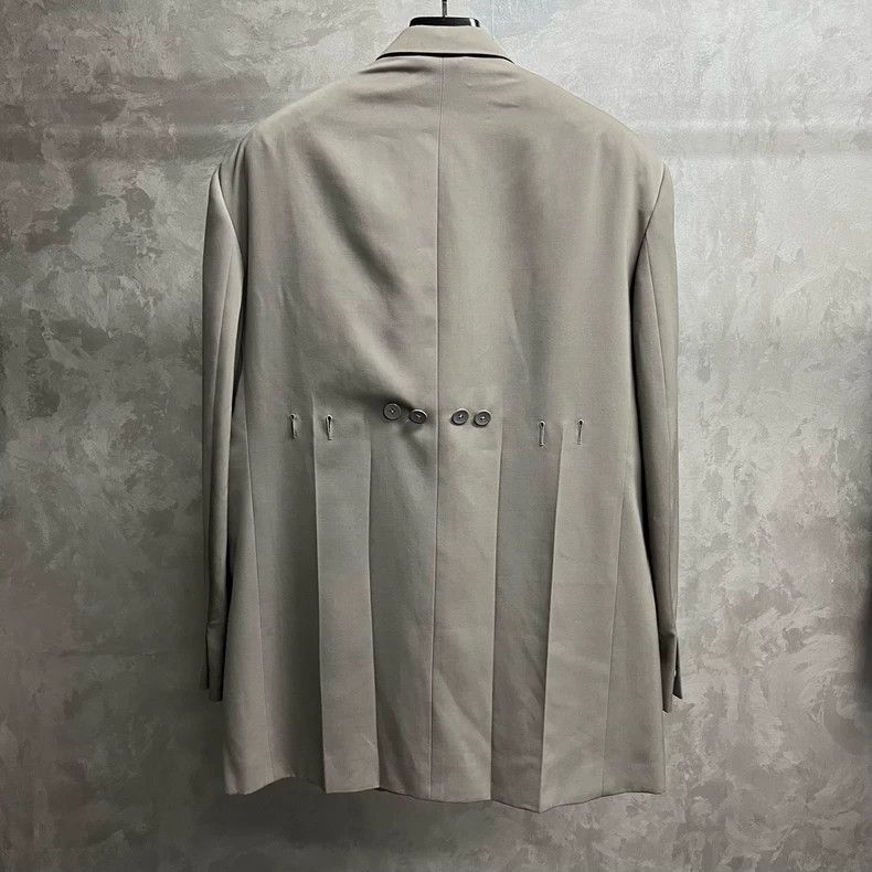 Louis Vuitton Louis Vuitton Gray Pocket Design Blazer Jacket Size US L / EU 52-54 / 3 - 5 Thumbnail